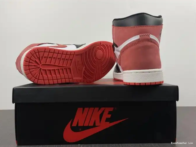 Bmlin 'Track Red' Jordan Retro Air 555088-112 1 OG High 0528